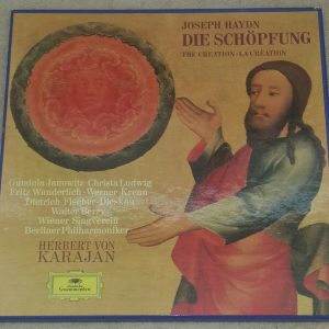 Haydn – The Creation  Fischer-Dieskau Karajan  DGG 2707 044  2 LP Box EX