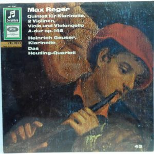Heinrich GEUSER / Das Heutling Quartet – Max Reger Quintet op. 146 Columbia W/G