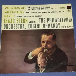 Isaac Stern – Violin Ormandy Wieniawski , Saint-Saens , Ravel  CBS CORONET LP