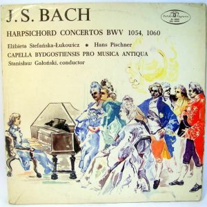 J. S. BACH – Harpsicord Concertos Hans Pischner MUZA LP