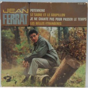 Jean Ferrat – Potemkine 7″ EP France French Chanson pop 1965 Barclay 70 904 M