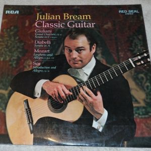 Julian Bream Classic Guitar  Giuliani Mozart Diabelli Sor RCA SB 6796 lp EX