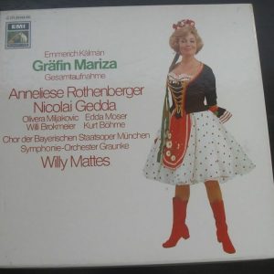 Kalman Grafin Mariza Rothenberger / Gedda / Mattes HMV EMI 1C 19129068 2 lp BOX