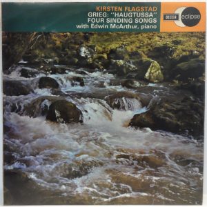 Kirsten Flagstad / Edwin McArthur – Grieg: Haugtussa / Four Sinding Songs DECCA