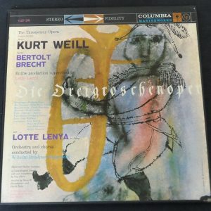 Kurt Weill Die Dreigroschenoper Bruckner-Ruggeberg   2 LP Box EX