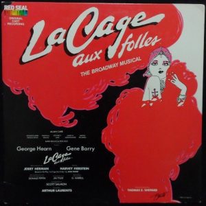 LA CAGE AUX FOLLES THE BROADWAY MUSICAL LP Allan Carr George Hearn Gene Barry