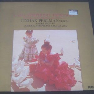 Lalo Symphonie Espagnole Ravel Tzigane Perlman Previn RCA Gold Seal GL 11329 LP