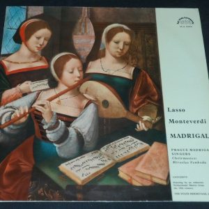 Lasso , Monteverdi – Madrigals  Miroslav Venhoda Supraphon SUA 10434 1962  lp ex