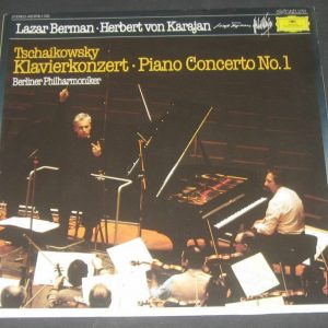 Lazar Berman / Karajan – Tchaikovsky  Piano Concerto No.1 DGG 410 978 lp EX