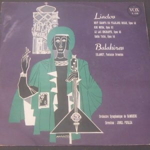 Liadov 8 Russian Folk Songs Etc Balakirev Islamey Perlea  VOX PL 10280 LP 50’s
