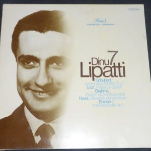 Lipatti  Schubert Liszt Brahms Ravel Enescu Dacapo 1C 049-01 811 M   lp EX