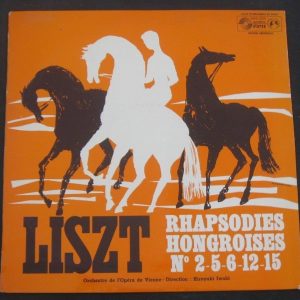 Liszt – Hungarian Rhapsodies Hiroyuki Iwaki   CONCERT HALL SMS 2318 lp