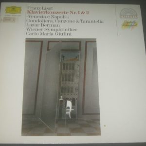 Liszt Piano Concertos No.1 & 2 Lazar Berman / Giulini  DGG  415 839-1 LP EX