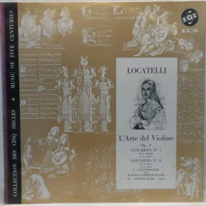 Locatelli – L’Arte del Violino – Concerto No. 7 & 8 – Mainzer / Kehr LP VOX