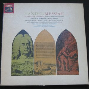 MACKERRAS HANDEL MESSIAH 3 LP BOX HMV SLS 774