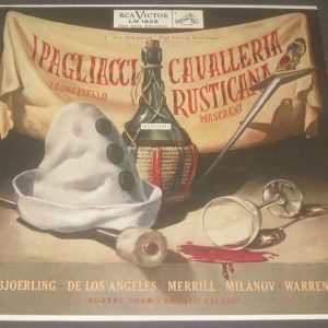 MASCAGNI  / I PAGLIACC – ROBERT SHAW / RENATO CELLINI  RCA  LM 1828 LP 50’s