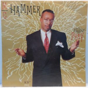 MC Hammer ‎- Pray Slam The Hammer 12″ Single 1990 Hip Hop Capitol 12CL 599