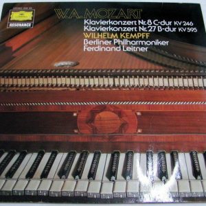 MOZART – Piano Concert no. 8 & 27 WILHELM KEMPFF Ferdinand Leitner DGG 2535 183