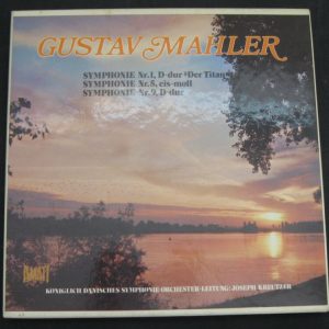 Mahler – Symphonies 1, 5 , 9 Kreutzer 5 lp Box AMATI Germany