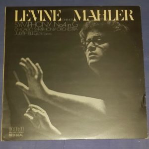 Mahler Symphony No. 4 Levine  Blegen Magad ‎ RCA ARL1-0895 lp EX-
