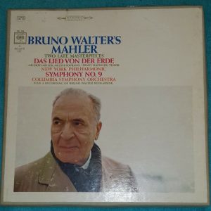 Mahler The Song of the Earth – Symphony No. 9 Walter Columbia 2-Eye D3S 744 3 LP
