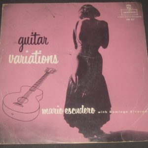 Mario Escudero / Domingo Alvarado ‎– Guitar Variations Montilla FM 83 LP RARE !