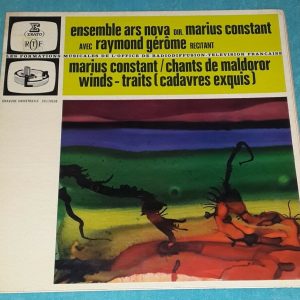 Marius Constant – Chants De Maldoror Ensemble Ars Nova Gerome Erato STU 70538