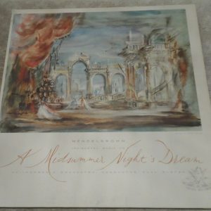 Mendelssohn Midsummer Night’s Dream Kletzki Cole McLoughlin Angel 35146 lp EX