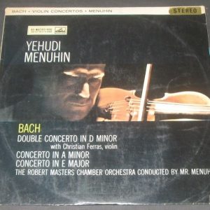 Menuhin / Ferras / Masters – Bach Violin Concertos HMV ALP 1760 lp