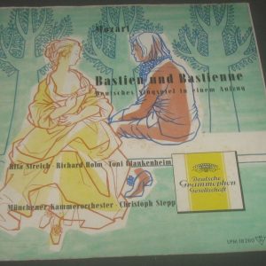 Mozart Bastien & Bastienne Stepp Streich DGG LPM 18280 TULIPS lp 1960