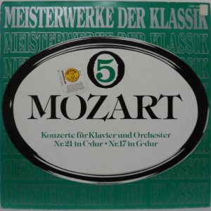 Mozart – Concerto for Piano and Orch No. 21 & 17 Peter Lang Nurnberger Symphony