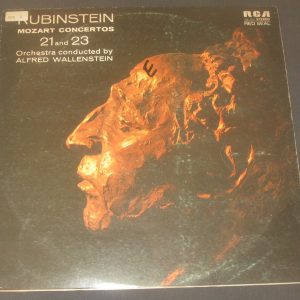 Mozart Concertos No. 21 / 23 Wallenstein Rubinstein RCA LSC 2634 LP