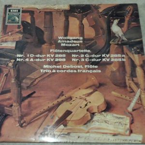 Mozart – Flute Quartets Michel Debost Trio A Cordes Français EMI 063-10 269 lp
