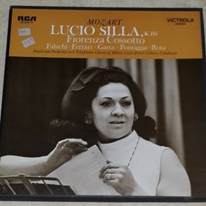 Mozart ‎– Lucio Silla  Felice Cillario   RCA Victrola ‎VICS-6117 3 LP Box EX