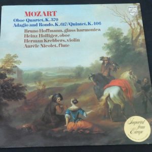 Mozart Oboe Quartet Etc Holliger Nicolet Hoffmann Philips ‎ 9500 397 lp ex