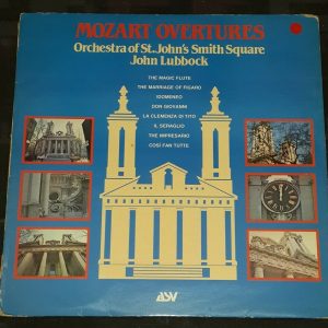 Mozart Overtures  John Lubbock   ASV ‎ACM 2035 LP EX