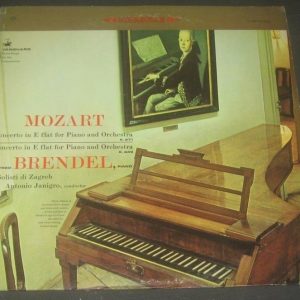 Mozart Piano Concerto No. 9 / 14 Brendel I Solisti di Zagreb Janigro Vanguard lp
