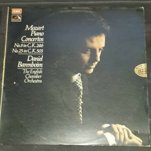 Mozart Piano Concertos Nos . 8 / 25 Daniel Barenboim HMV ASD 3033 LP