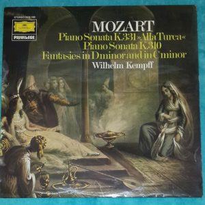 Mozart Piano Sonatas Fantasies Kempff DGG 2535 168 LP EX