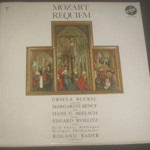 Mozart ‎– Requiem Roland Bader  Vox STPL 512.740 LP EX