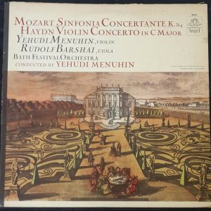 Mozart Sinfonia Concertante Haydn Violin Concerto Menuhin Barshai Angel 36190