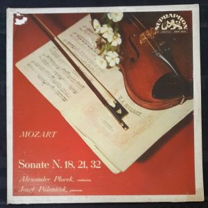 Mozart Sonatas Nos. 18 , 21 , 32 Plocek , Palenicek Supraphon LP Violin , Piano