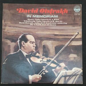 Mozart / Tchaikovsky Violin Concertos Kondrashin Oistrach Everest 3375 lp EX