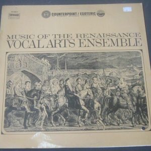 Music of the Renaissance Richard Levitt / Vocal Arts Ensemble CPT 601 LP
