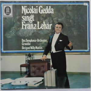 Nicolai Gedda – Sings Franz Lehar LP Symphonie-Orchester Graunke Willy Mattes