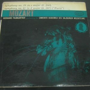 PAUMGARTNER – MOZART Symphony No  28 & 31 Epic Gold label LC-3215 lp 1B/1B