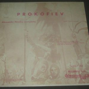 PROKOFIEV ALEXANDER NEVSKY COMPLETE LEGOSTAIEVA SAMOSUD COLOSSEUM CRLP 228 LP