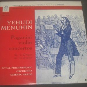 Paganini Violin Concertos – Menuhin / Erede Angel ASD 440 LP
