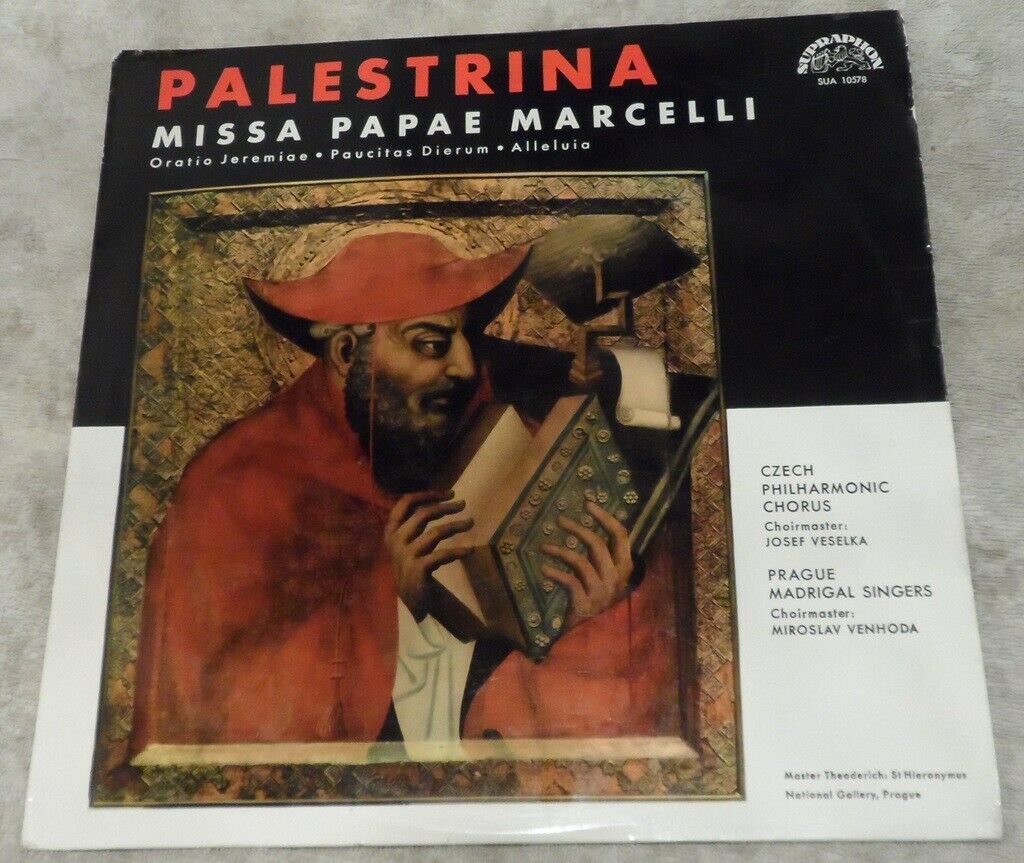 Palestrina – Missa Papae Marcelli  Veselka,  Venhoda Supraphon SUA 10578 lp EX