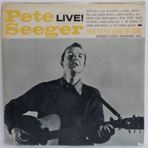 Pete Seeger – Live! This Little Light Of Mine LP RARE Israel Folkways 2451 folk